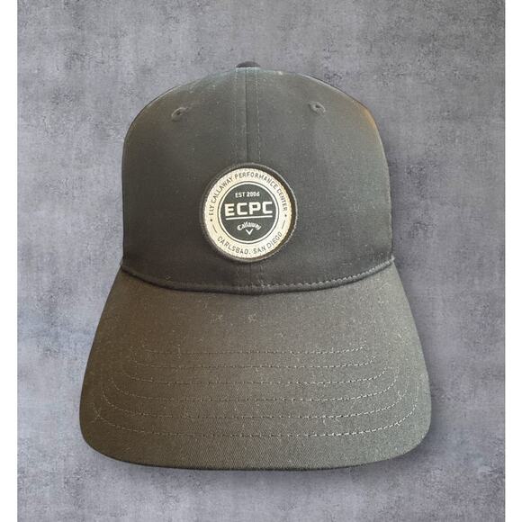 Callaway Performance Center ECPC Womens Heritage Twill Black Golf Hat Cap NWT - Picture 1 of 5